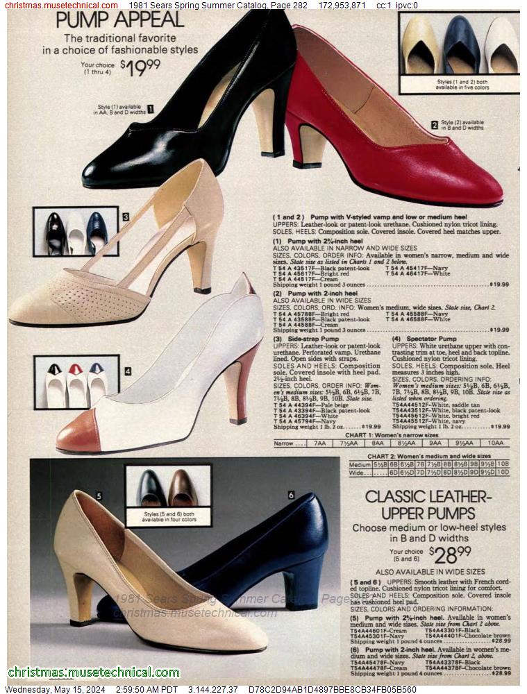 1981 Sears Spring Summer Catalog, Page 282