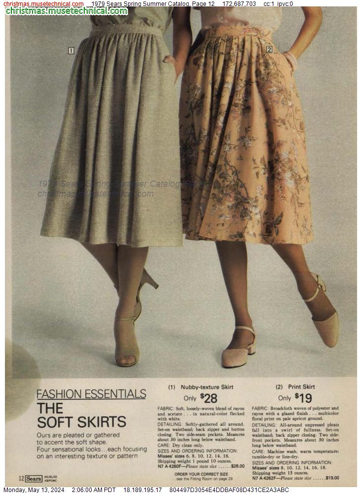 1979 Sears Spring Summer Catalog, Page 12