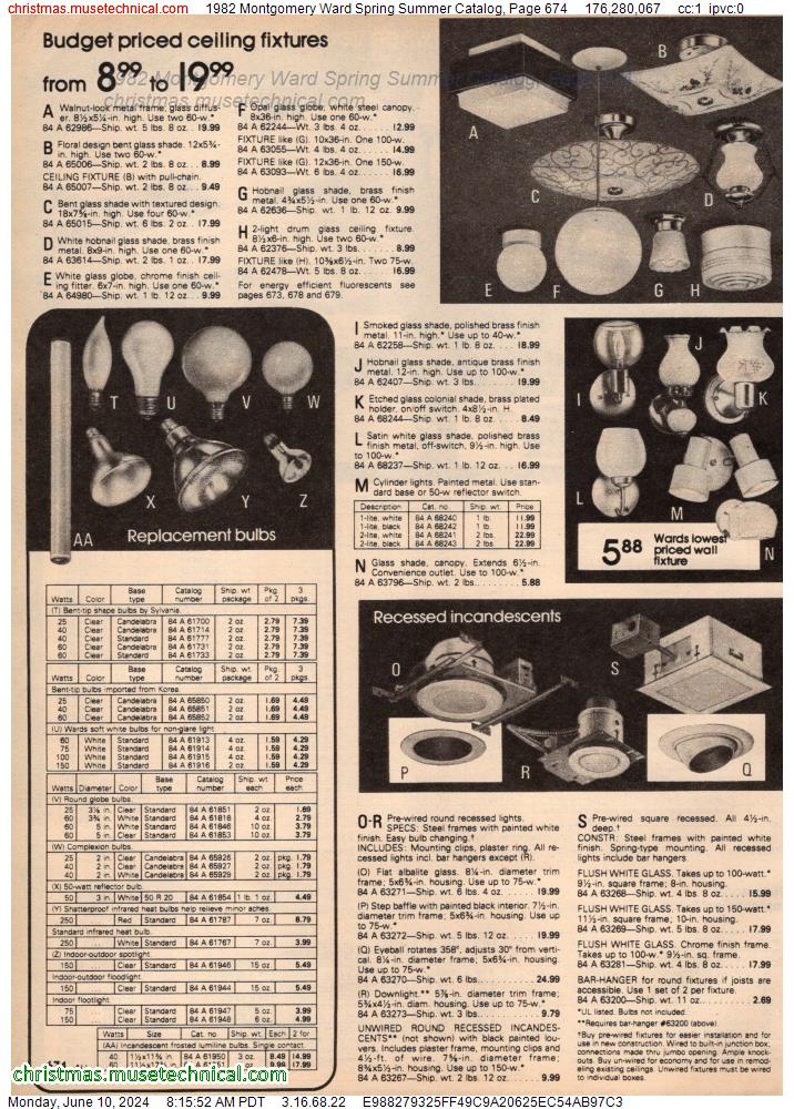 1982 Montgomery Ward Spring Summer Catalog, Page 674