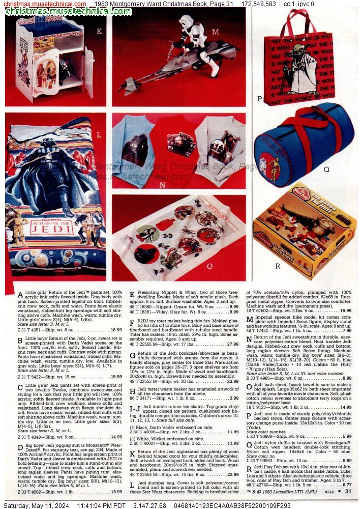 1983 Montgomery Ward Christmas Book, Page 31