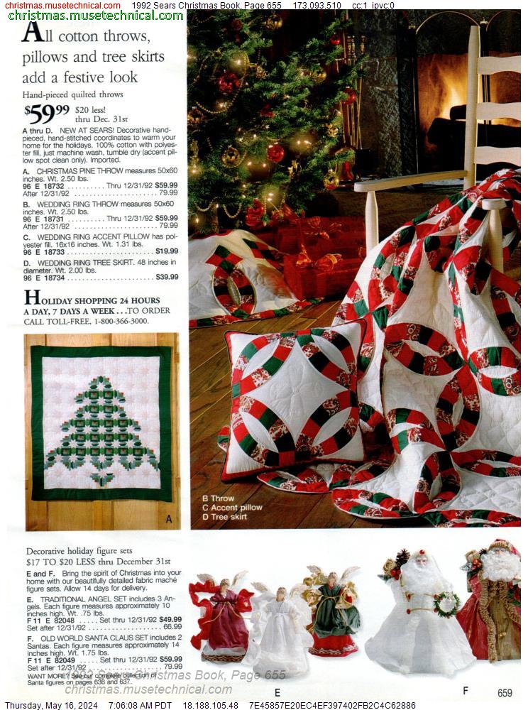 1992 Sears Christmas Book, Page 655