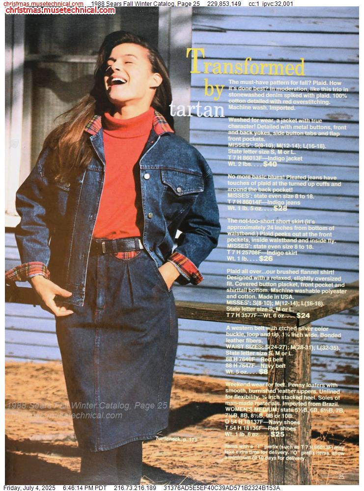 1988 Sears Fall Winter Catalog, Page 25