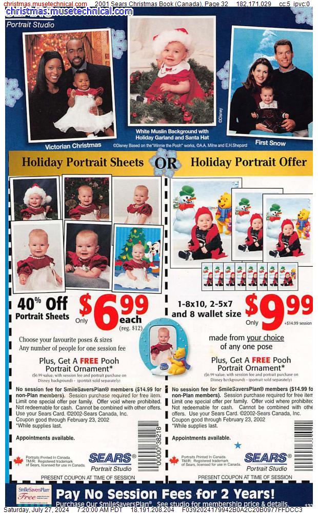 2001 Sears Christmas Book (Canada), Page 32