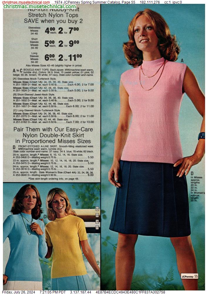 1974 JCPenney Spring Summer Catalog, Page 55
