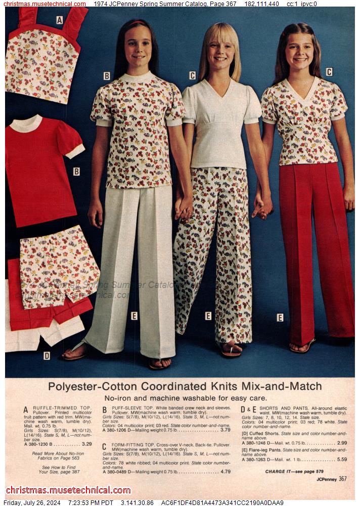 1974 JCPenney Spring Summer Catalog, Page 367