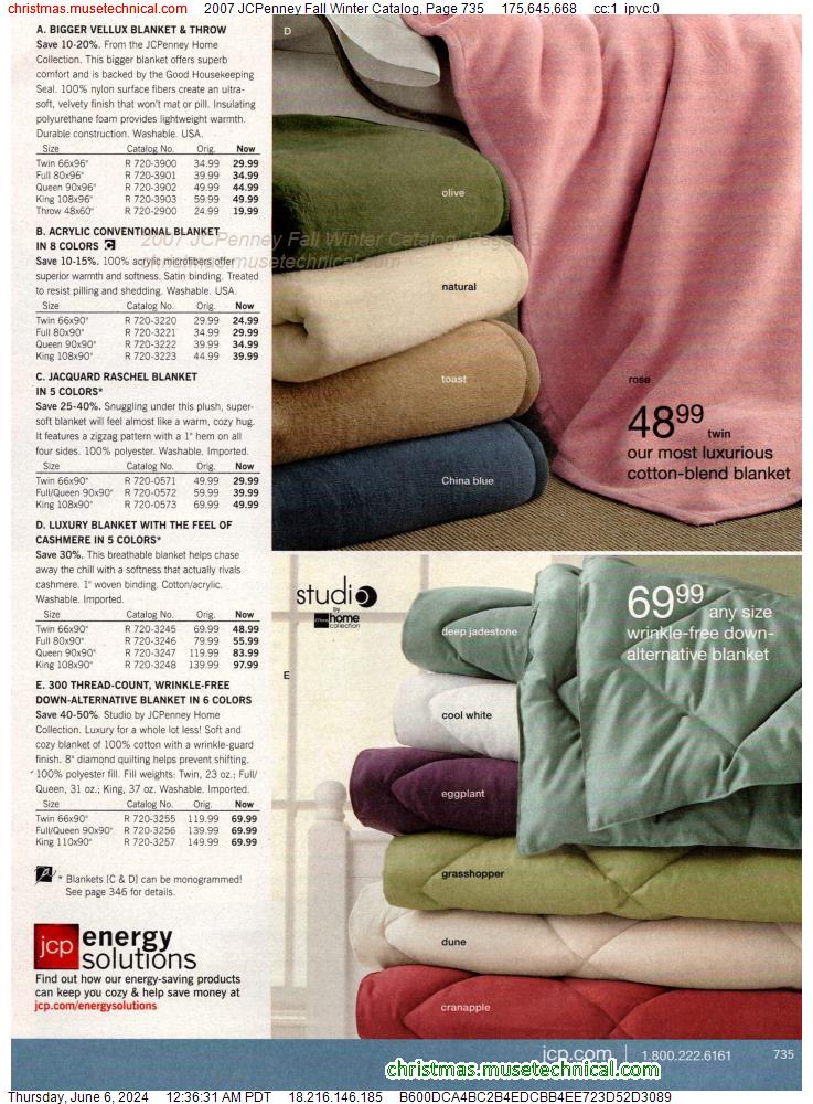 2007 JCPenney Fall Winter Catalog, Page 735