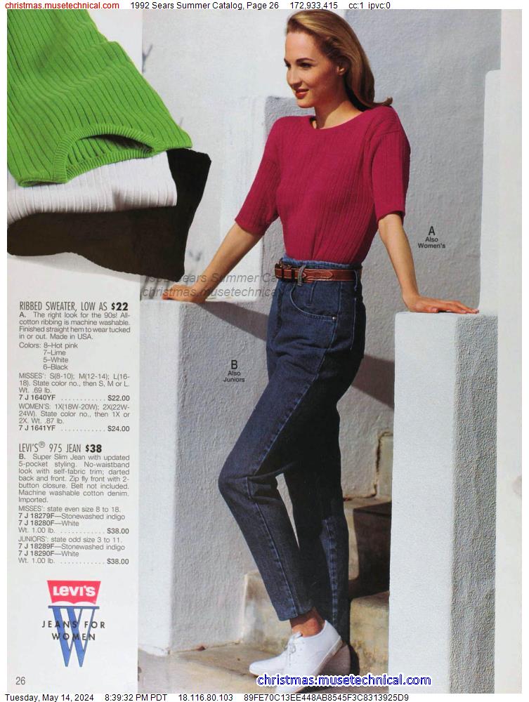 1992 Sears Summer Catalog, Page 26