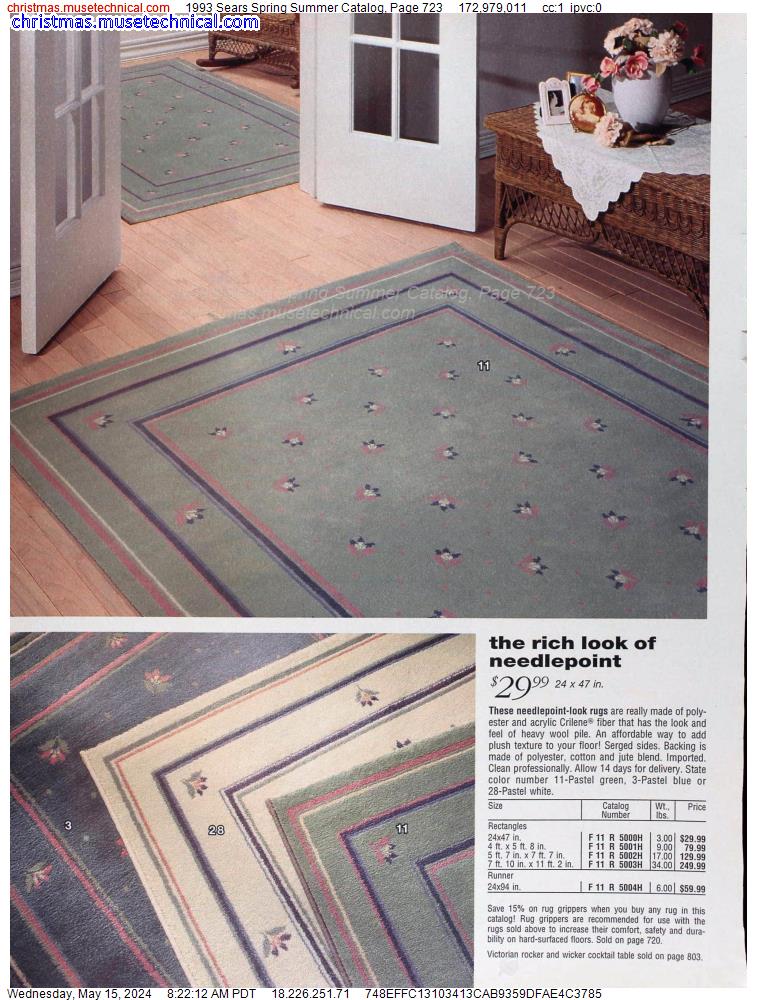 1993 Sears Spring Summer Catalog, Page 723