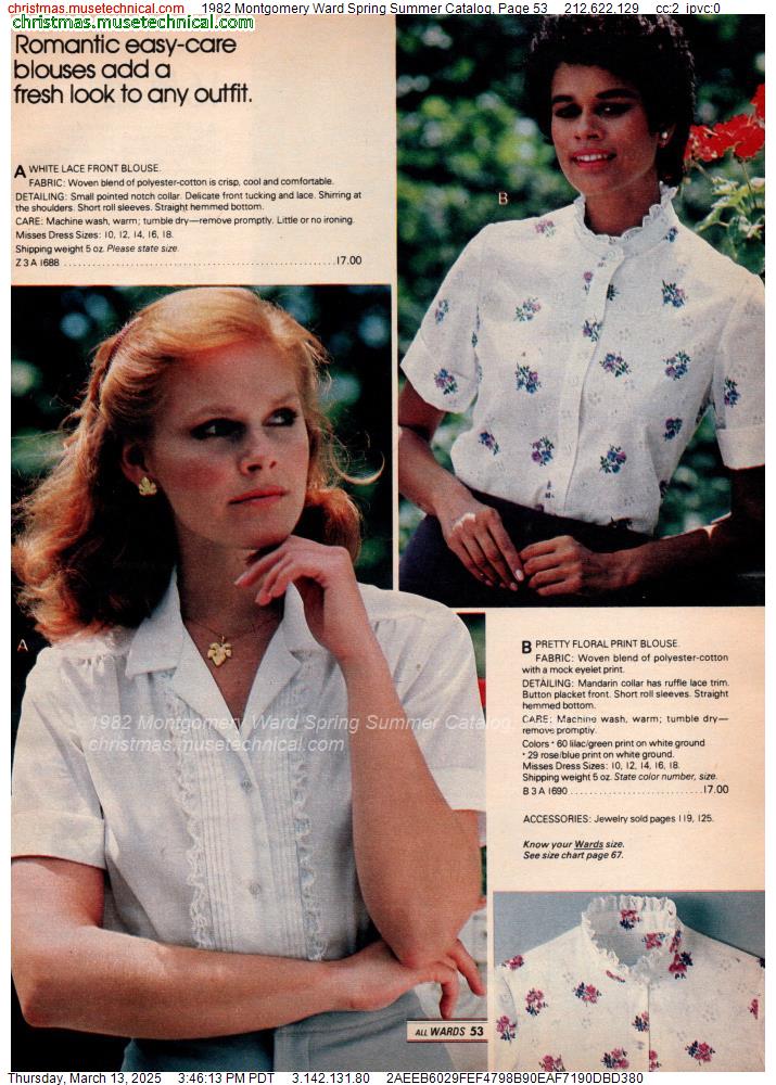 1982 Montgomery Ward Spring Summer Catalog, Page 53