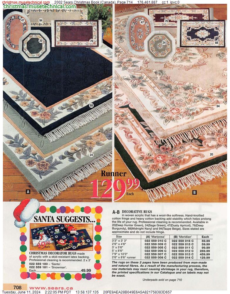 2002 Sears Christmas Book (Canada), Page 714
