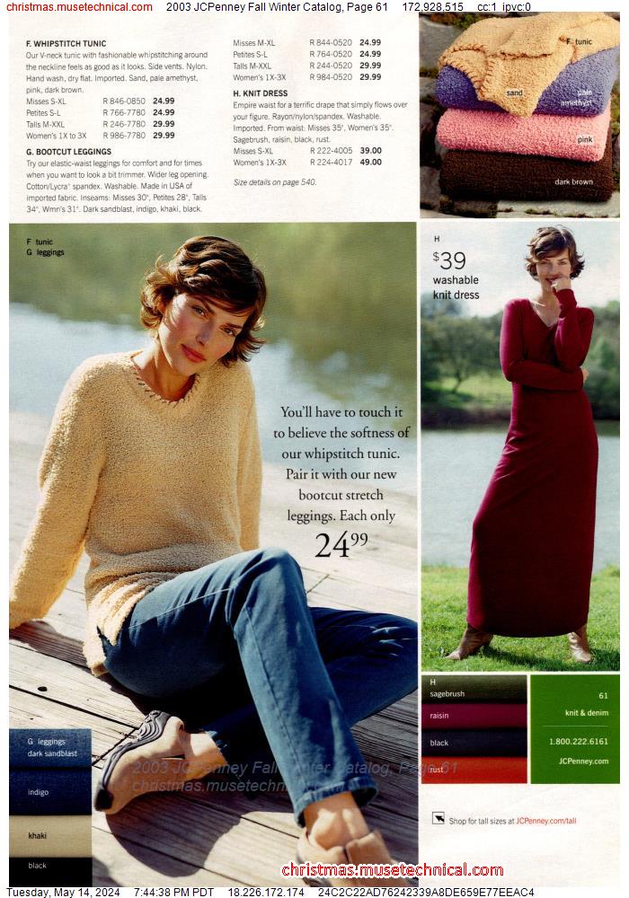 2003 JCPenney Fall Winter Catalog, Page 61