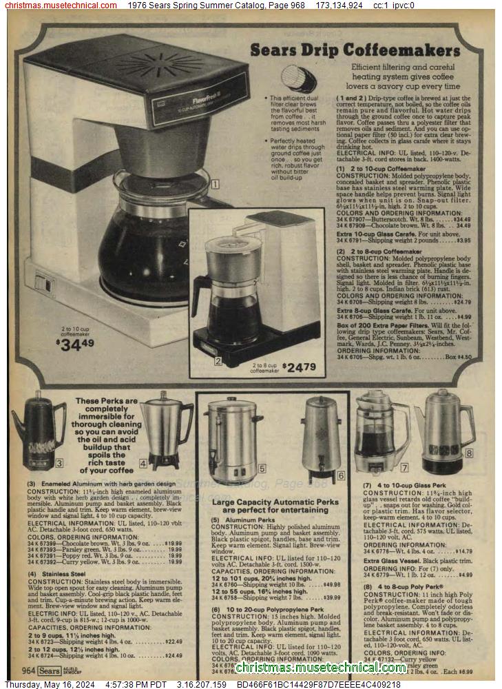 1976 Sears Spring Summer Catalog, Page 968