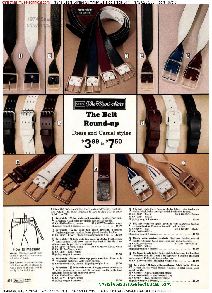 1974 Sears Spring Summer Catalog, Page 514