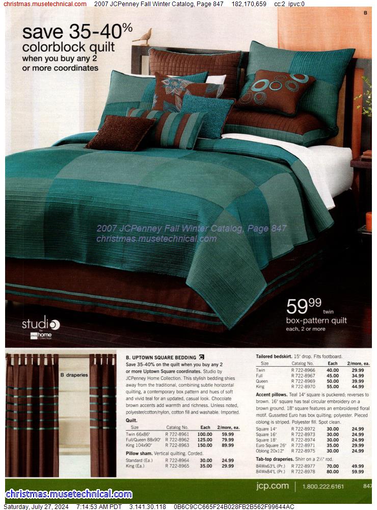 2007 JCPenney Fall Winter Catalog, Page 847