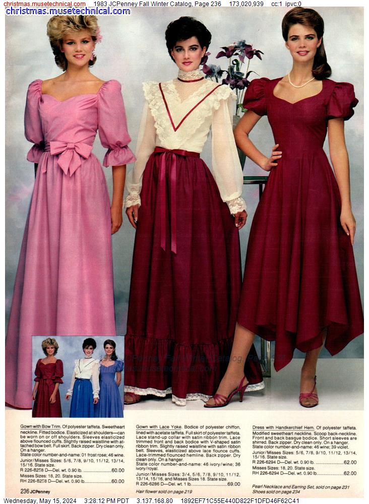 1983 JCPenney Fall Winter Catalog, Page 236