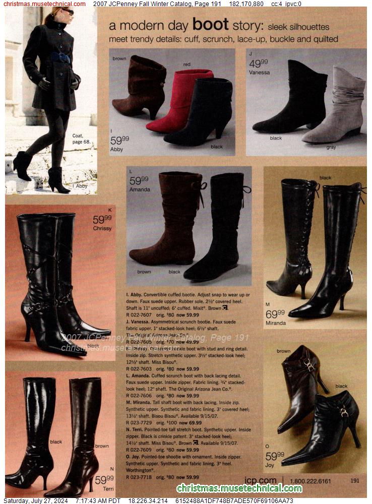 2007 JCPenney Fall Winter Catalog, Page 191