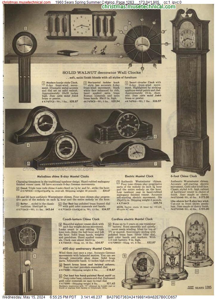 1960 Sears Spring Summer Catalog, Page 1263