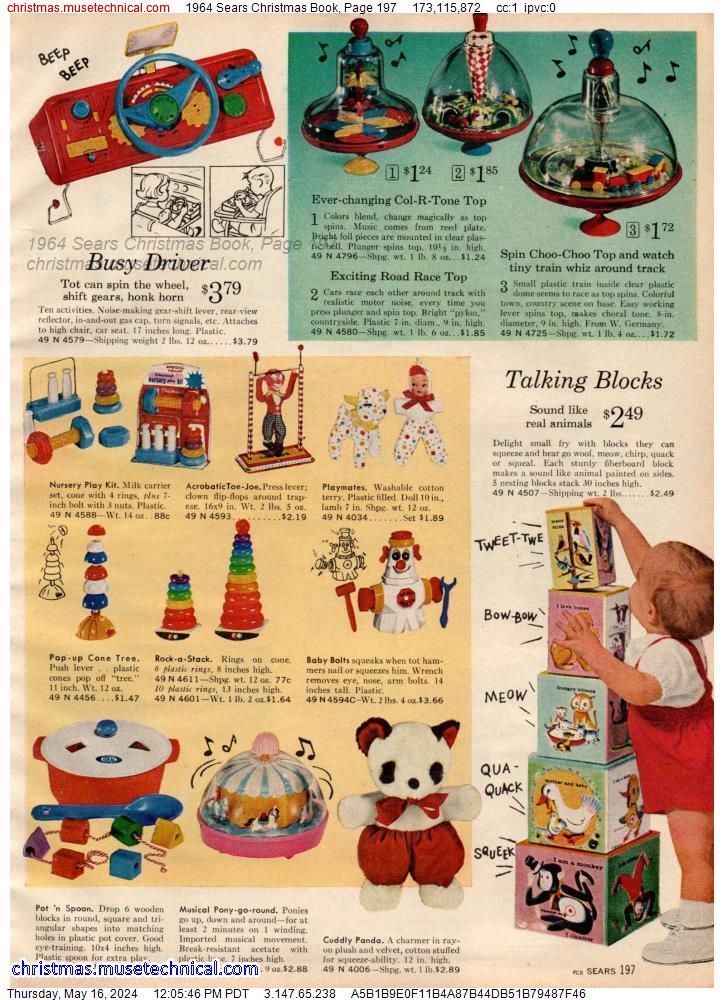 1964 Sears Christmas Book, Page 197