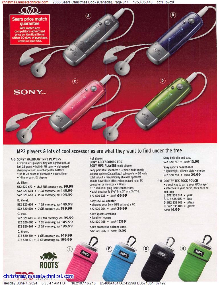 2006 Sears Christmas Book (Canada), Page 814
