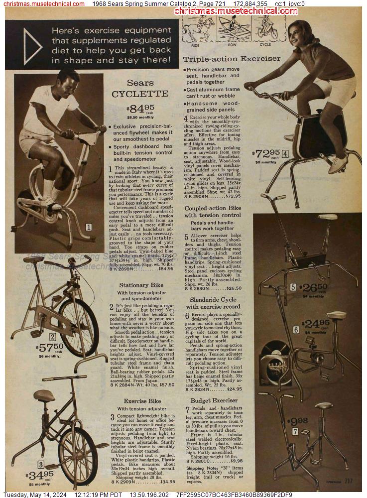 1968 Sears Spring Summer Catalog 2, Page 721