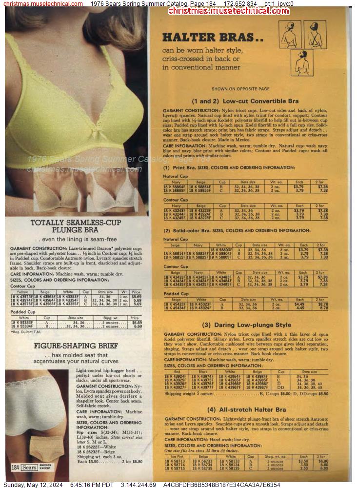 1976 Sears Spring Summer Catalog, Page 184