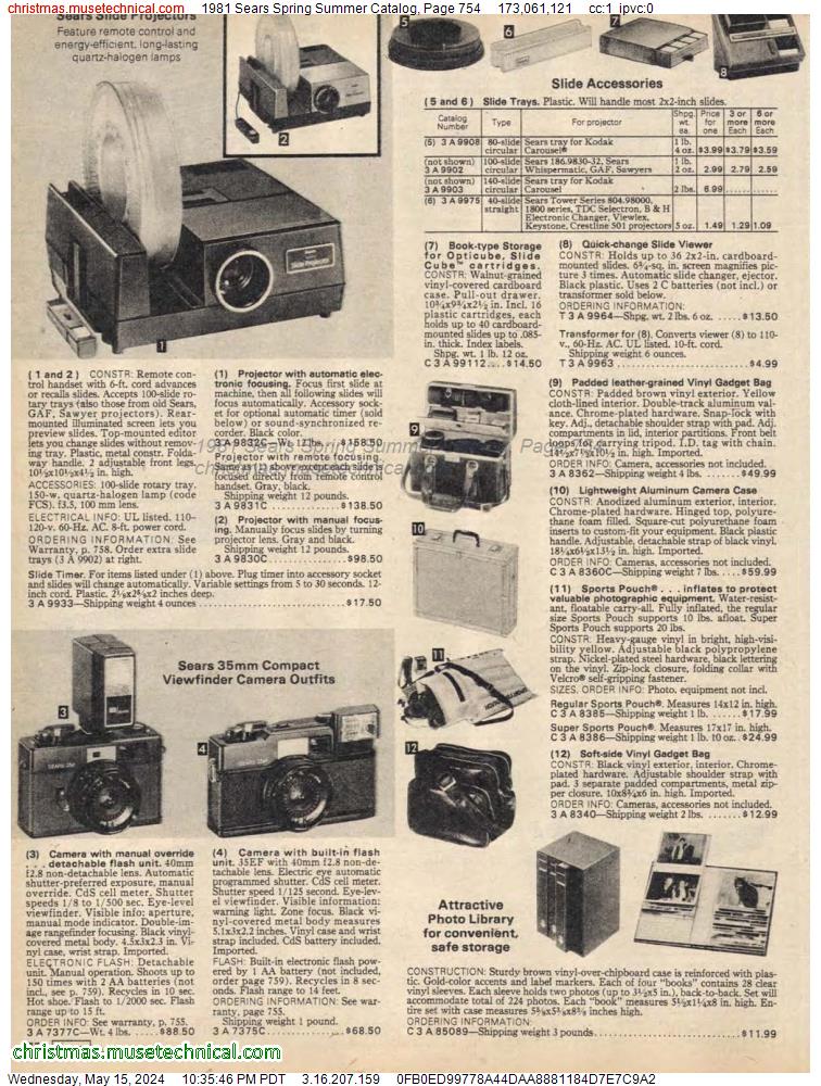 1981 Sears Spring Summer Catalog, Page 754