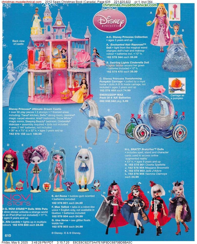 2012 Sears Christmas Book (Canada), Page 638