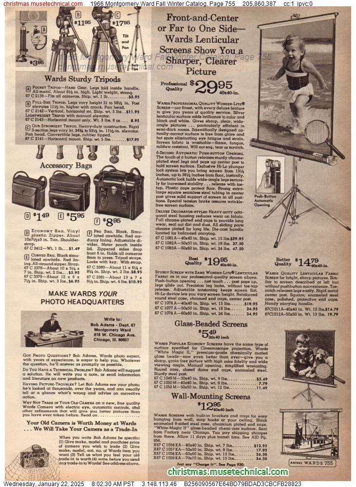 1966 Montgomery Ward Fall Winter Catalog, Page 755