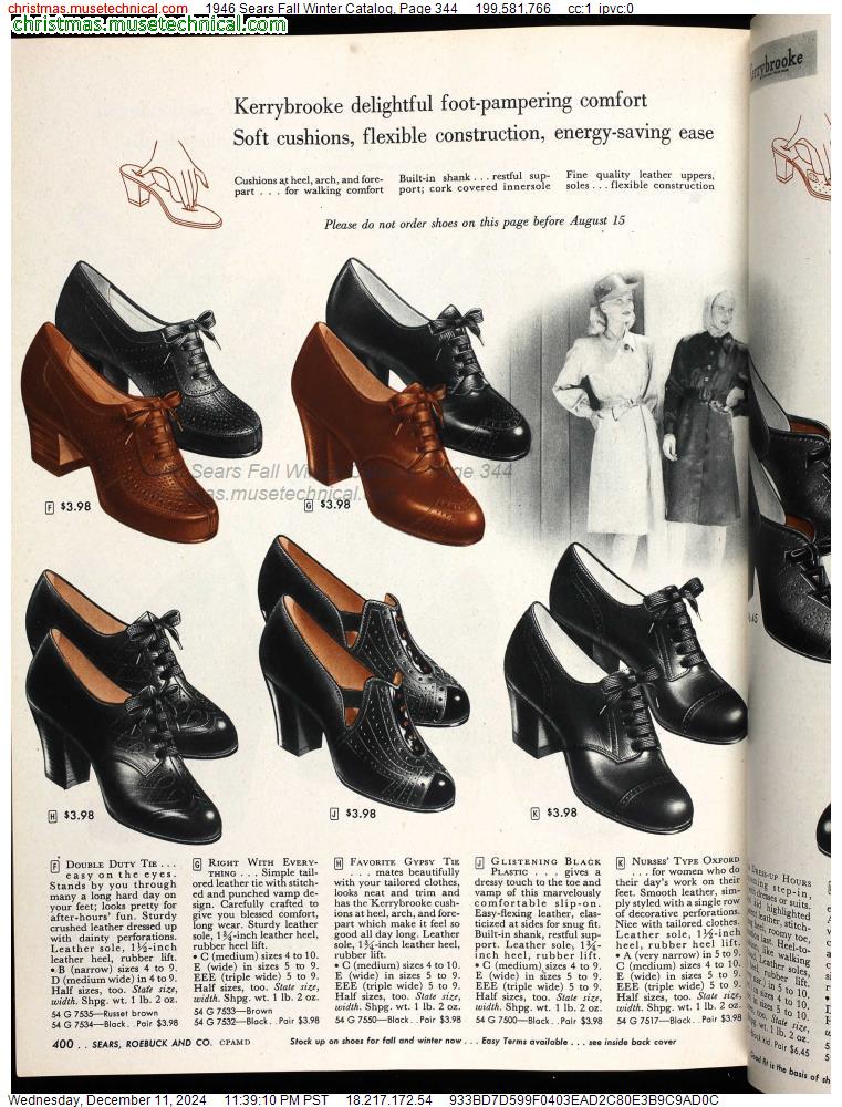 1946 Sears Fall Winter Catalog, Page 344