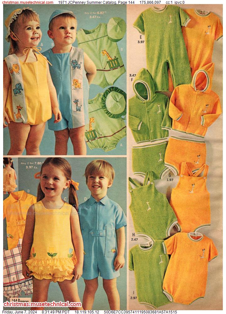 1971 JCPenney Summer Catalog, Page 144