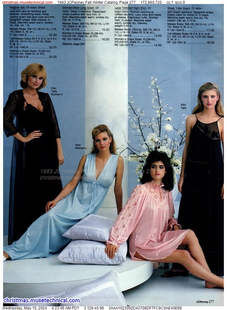 1983 JCPenney Fall Winter Catalog, Page 277