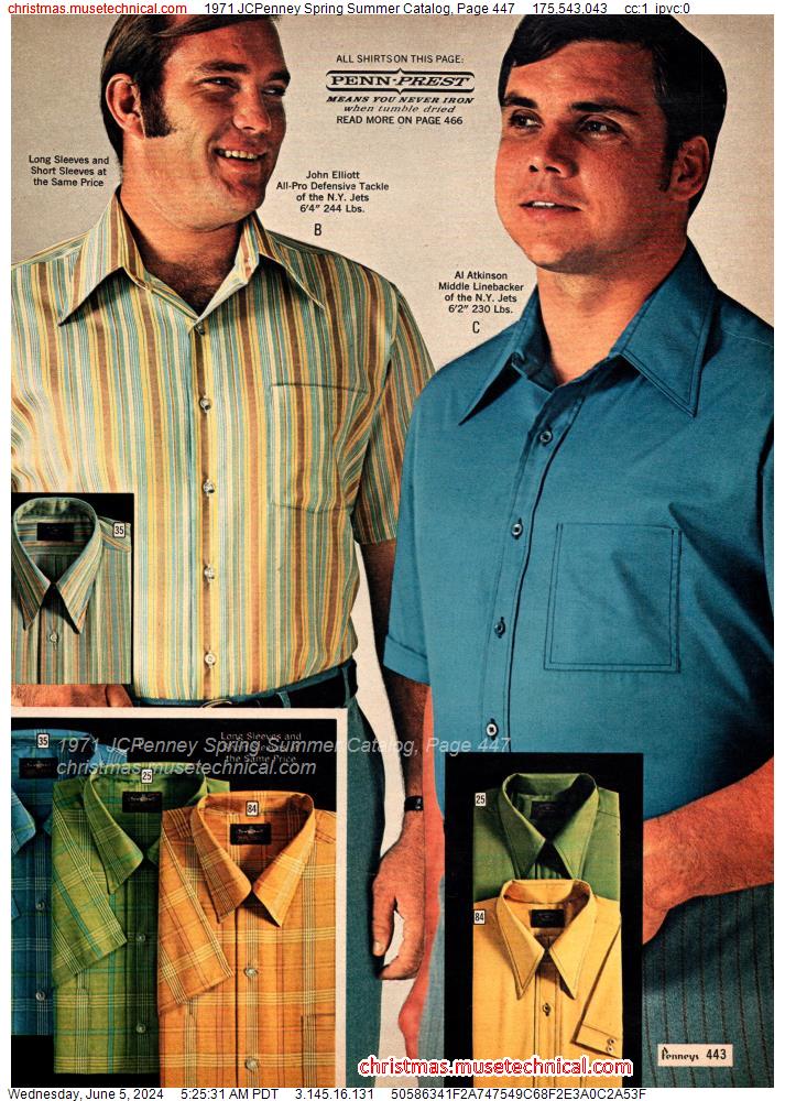1971 JCPenney Spring Summer Catalog, Page 447