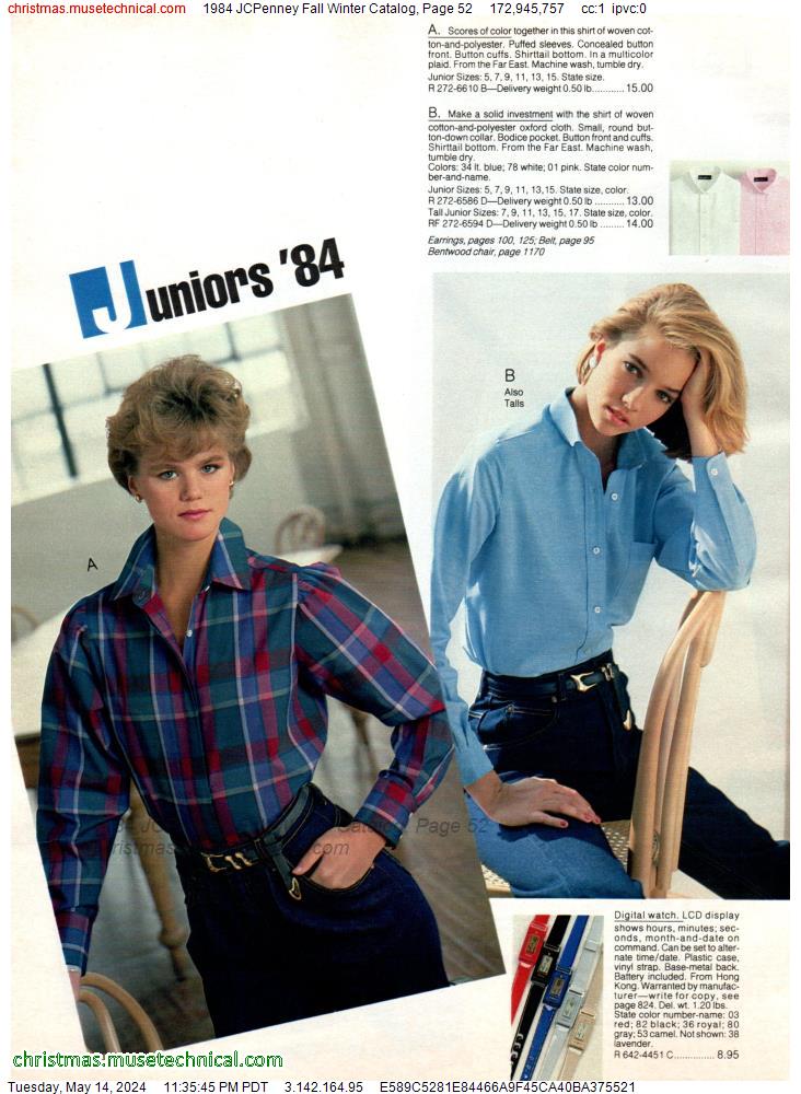 1984 JCPenney Fall Winter Catalog, Page 52