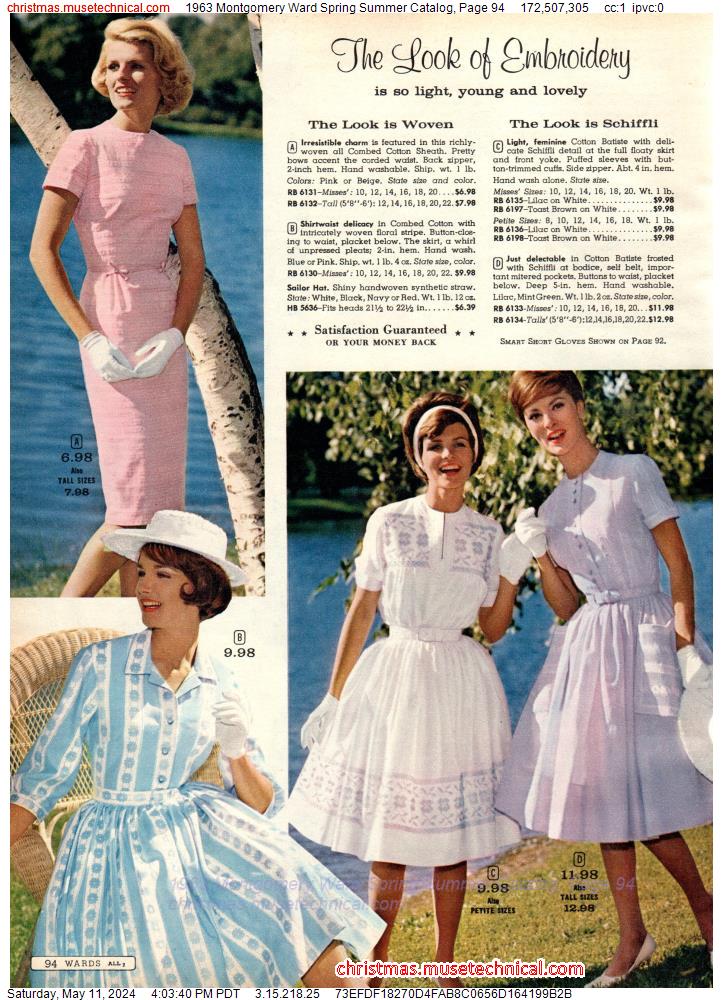 1963 Montgomery Ward Spring Summer Catalog, Page 94
