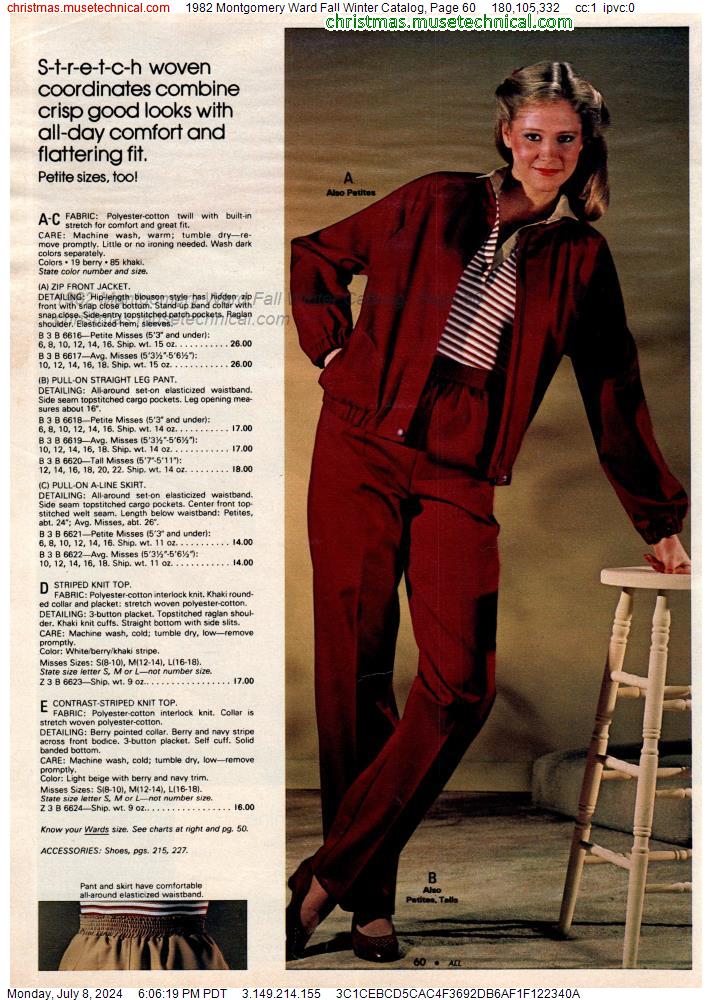 1982 Montgomery Ward Fall Winter Catalog, Page 60