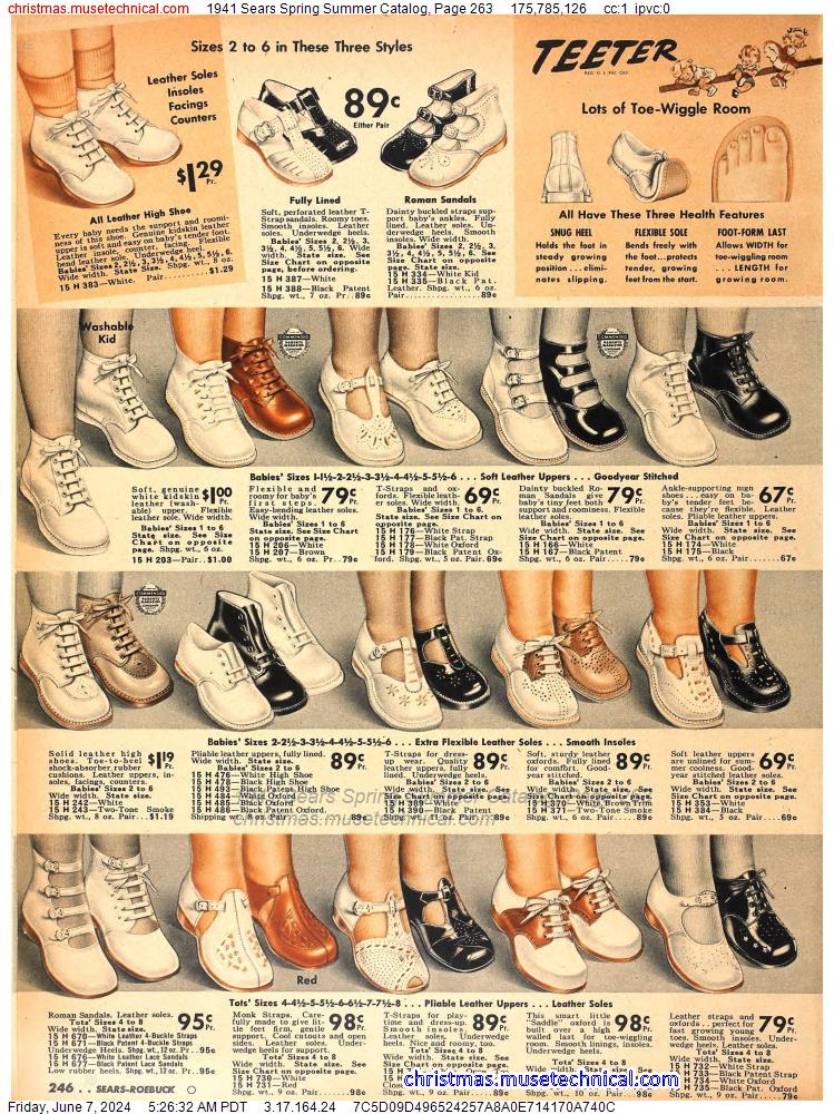 1941 Sears Spring Summer Catalog, Page 263