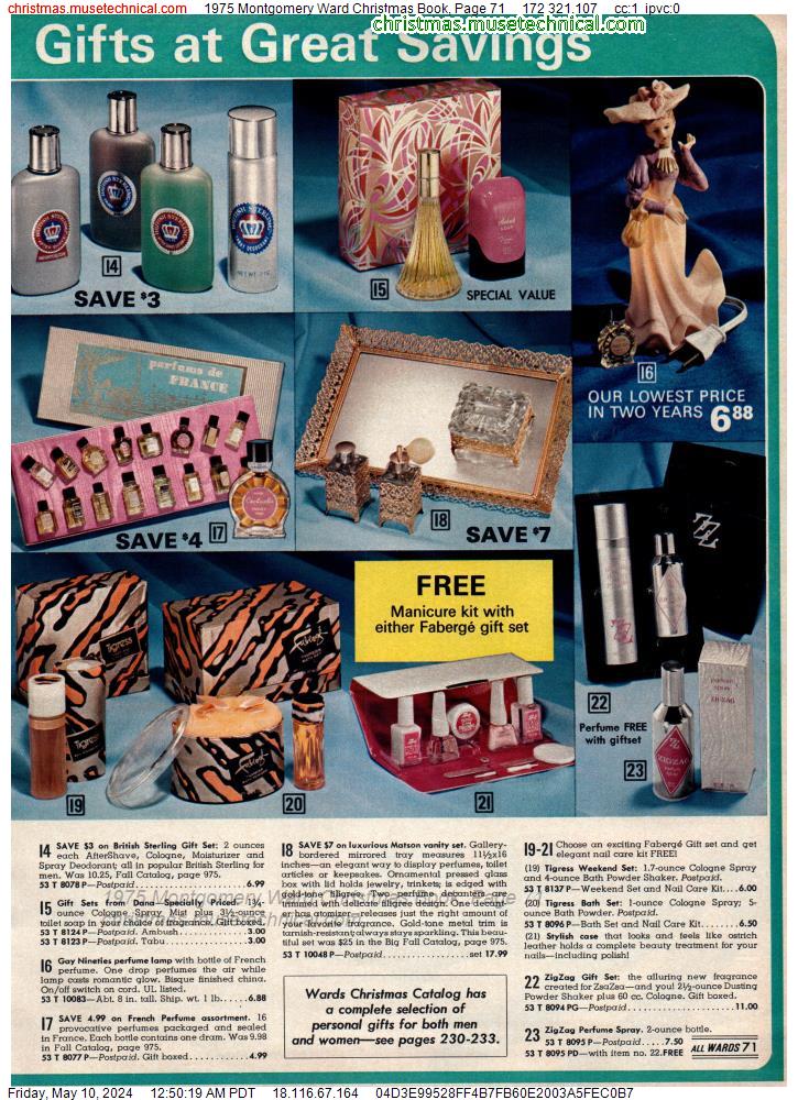 1975 Montgomery Ward Christmas Book, Page 71