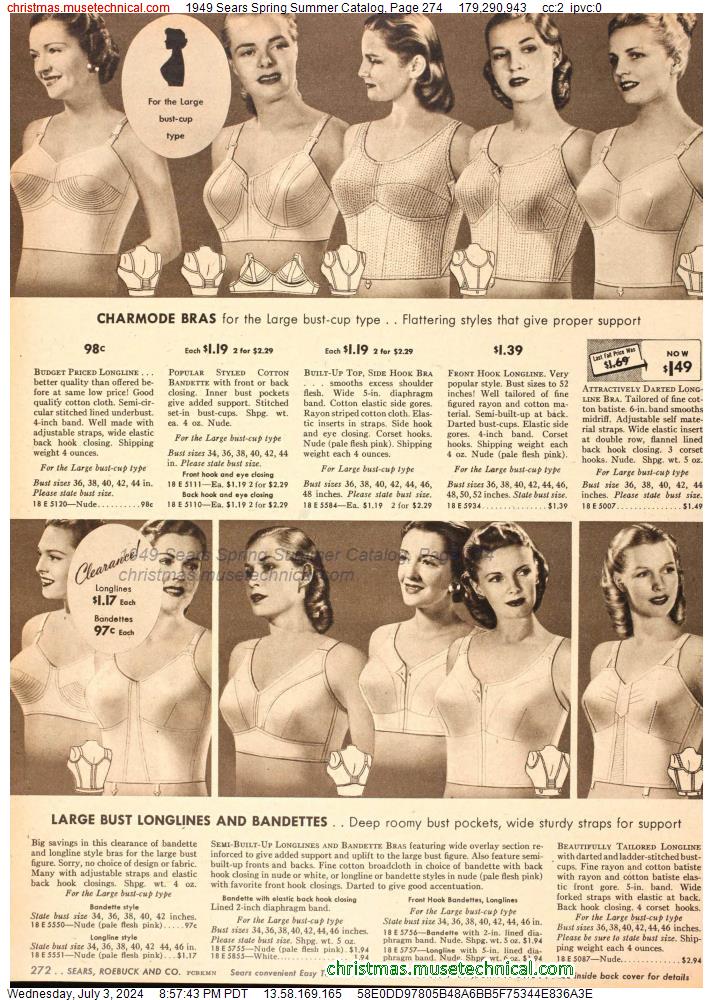 1949 Sears Spring Summer Catalog, Page 274