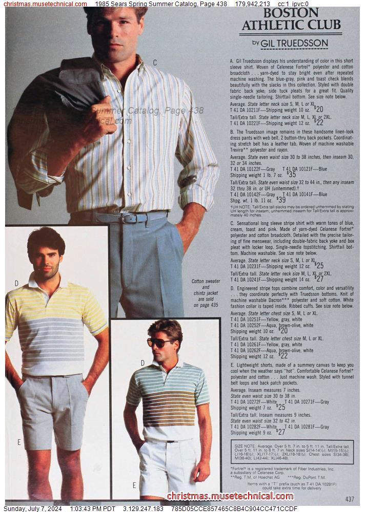 1985 Sears Spring Summer Catalog, Page 438 - Catalogs & Wishbooks