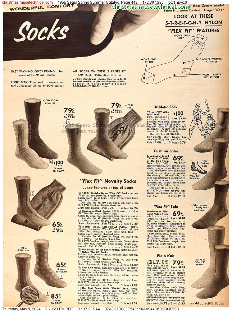 1955 Sears Spring Summer Catalog, Page 443