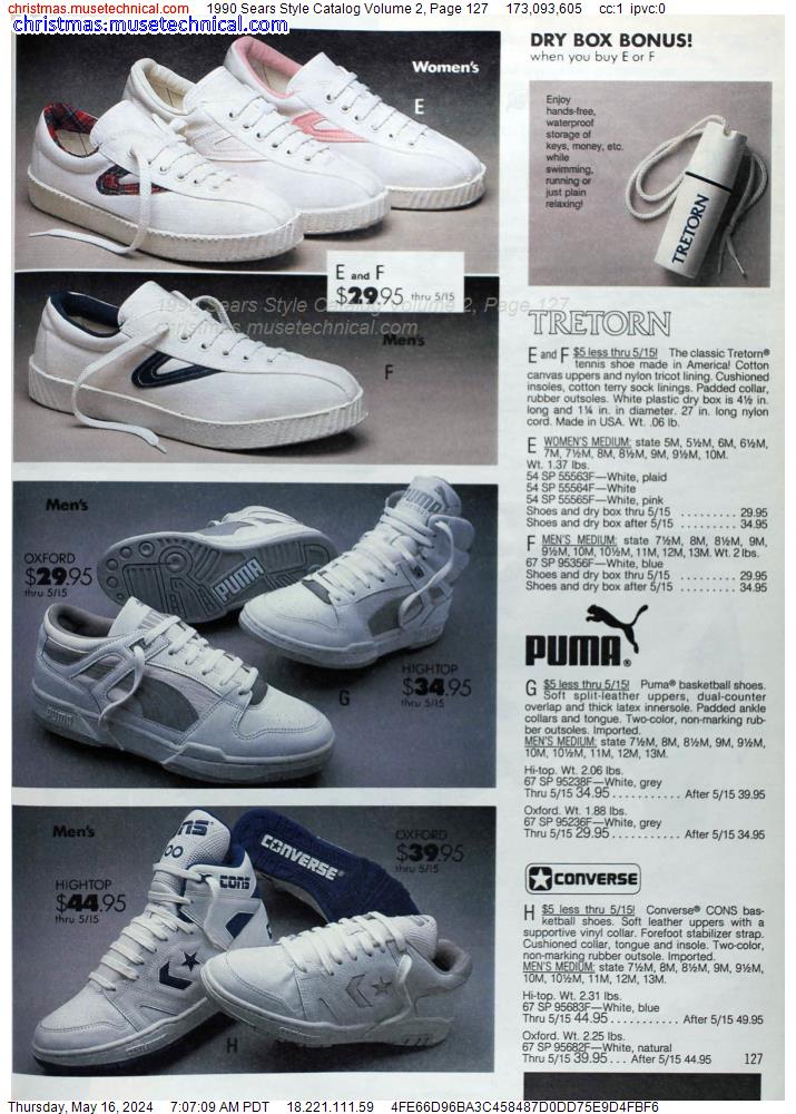 1990 Sears Style Catalog Volume 2, Page 127
