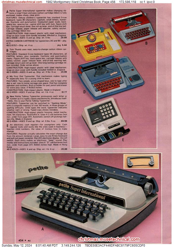 1982 Montgomery Ward Christmas Book, Page 456