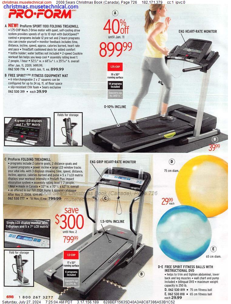 2008 Sears Christmas Book (Canada), Page 726