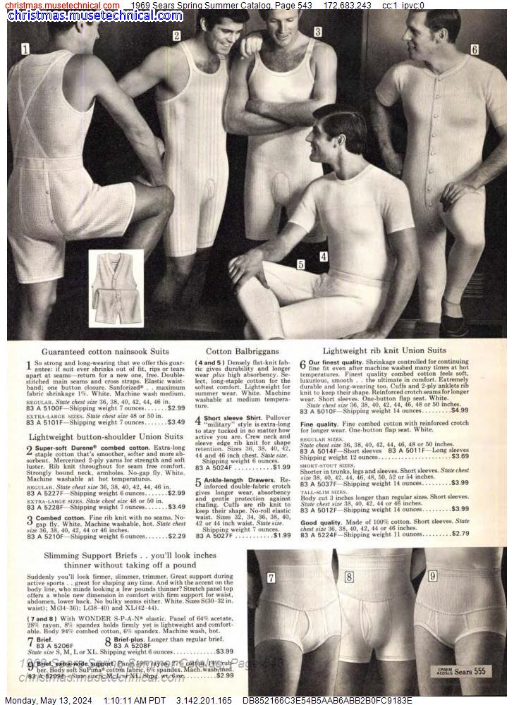 1969 Sears Spring Summer Catalog, Page 543