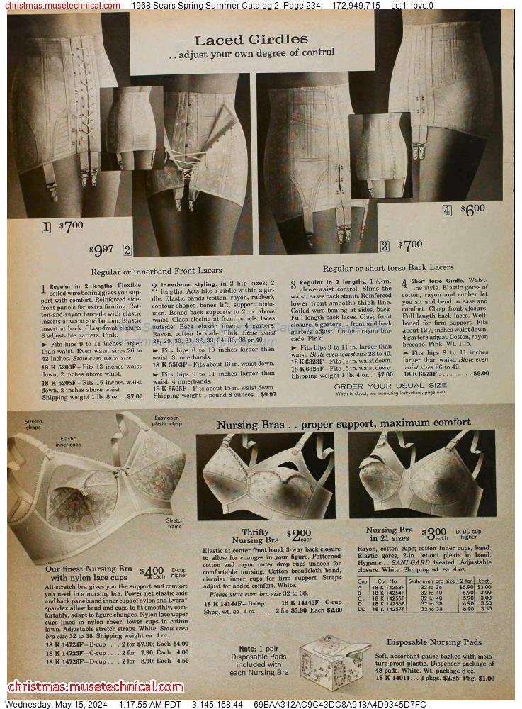 1968 Sears Spring Summer Catalog 2, Page 234