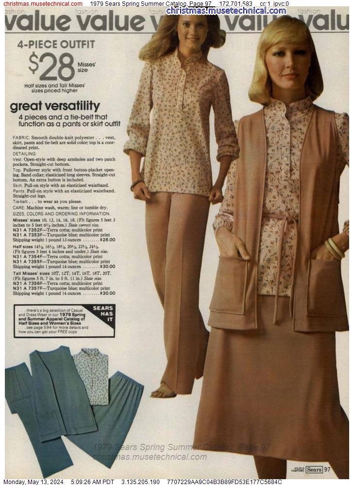 1979 Sears Spring Summer Catalog, Page 97