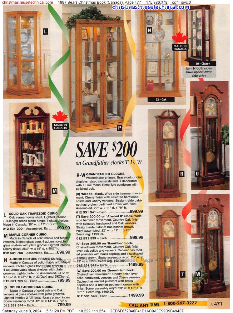 1997 Sears Christmas Book (Canada), Page 477