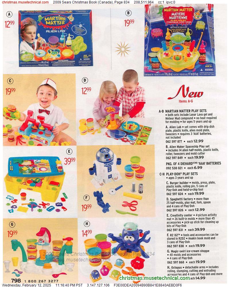 2009 Sears Christmas Book (Canada), Page 834