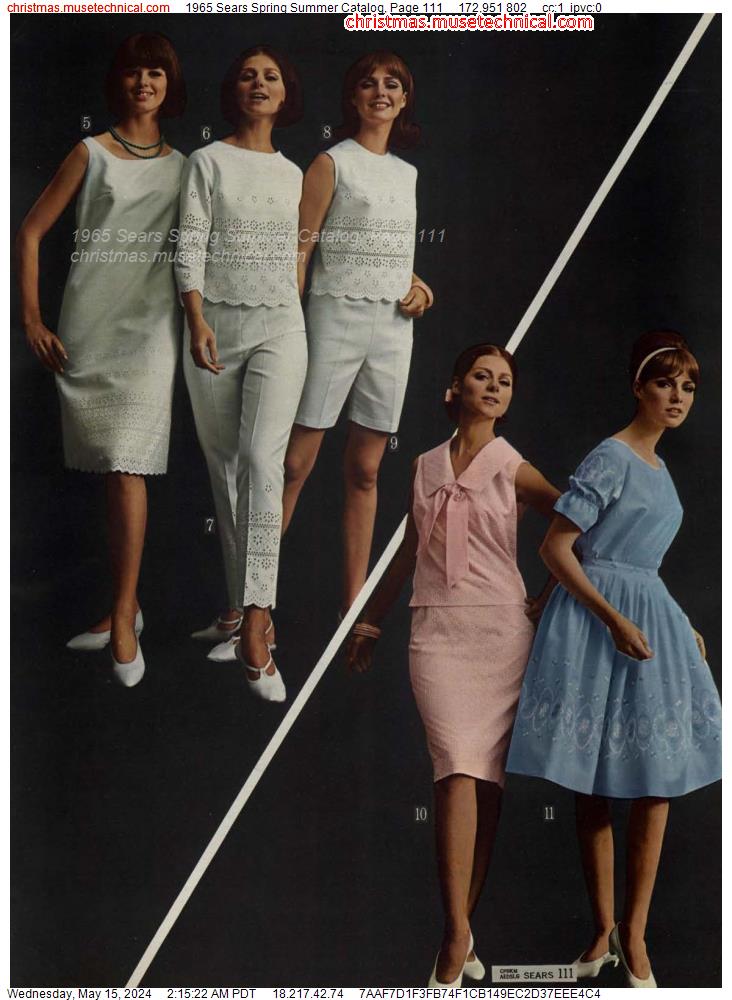 1965 Sears Spring Summer Catalog, Page 111
