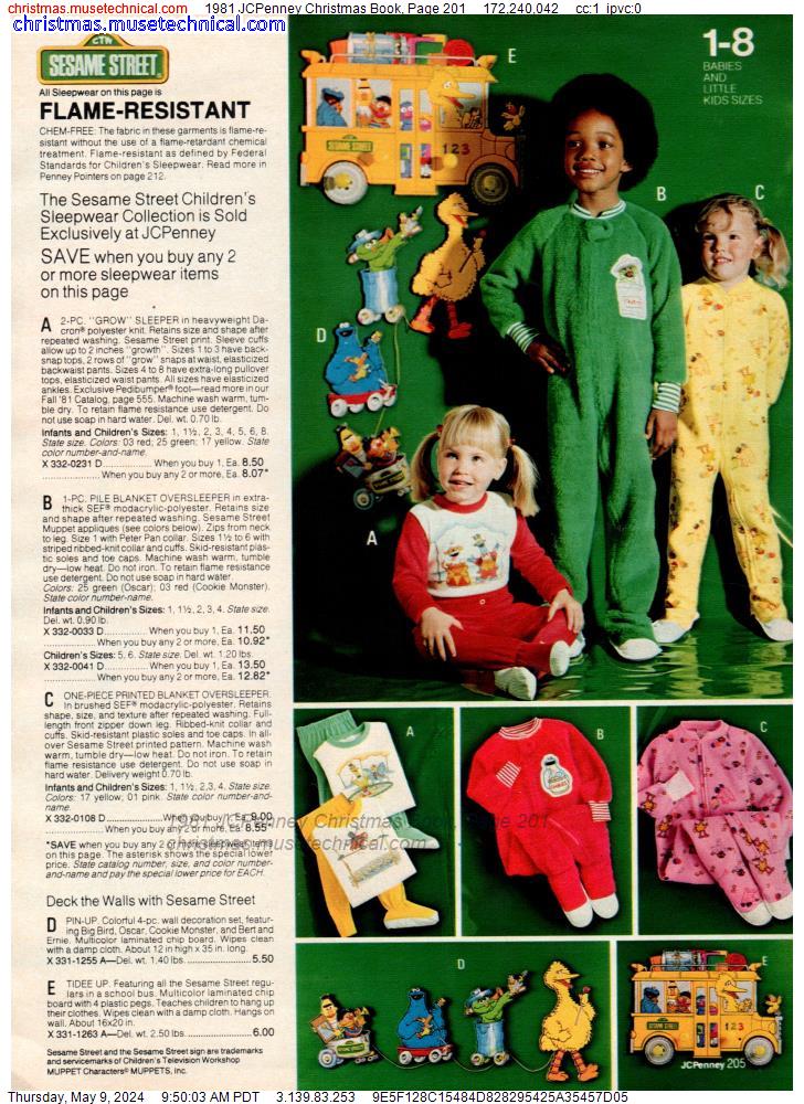 1981 JCPenney Christmas Book, Page 201